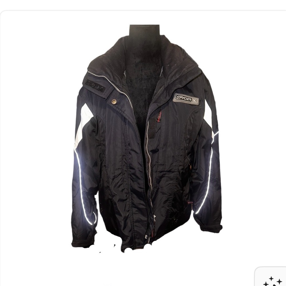 Spyder Black and Gray ski coat
